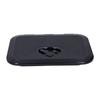 Marine Boat Deck Access Hatch Inspection Cover Ultraviolet Resistant Black 14.75x10.6in