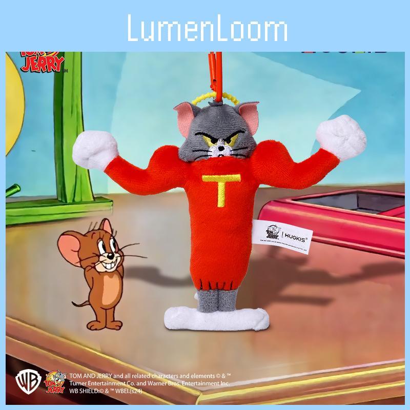 Tom und Jerry Tom Katze Plüschtier-Schlüsselanhänger mit Stickerei – Geschenkidee