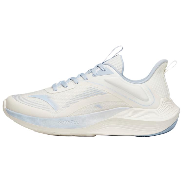 

Anta Poison 2 Lightweight Comfortable Shock Absorption Breathable Low-Top Short Distance Running Shoes Women sneaker White Blue 122215580R-4 35.5