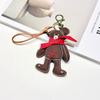 Handmade Korean Fabric Cartoon Animal Keychain Pendant
