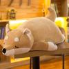 Long Cartoon Shiba Dog Plushie Pillow Stuffed Animals Pillows Cute for Sleeping Hugging Soft Toy Kids Adults Gift