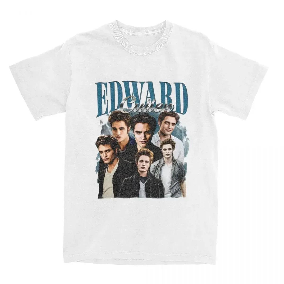 

New Arrival Mens Clothes Tee Shirt Homme Graphic T-Shirts Men Tshirt for Men Ropa Hombre Edward Cullen Homage Twilight XXXL бежевий