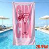 More Amor Por Favor Spanish Lettering Pink Background Beach Towel Soft Quick Dry Towel For Summer Beach Pool