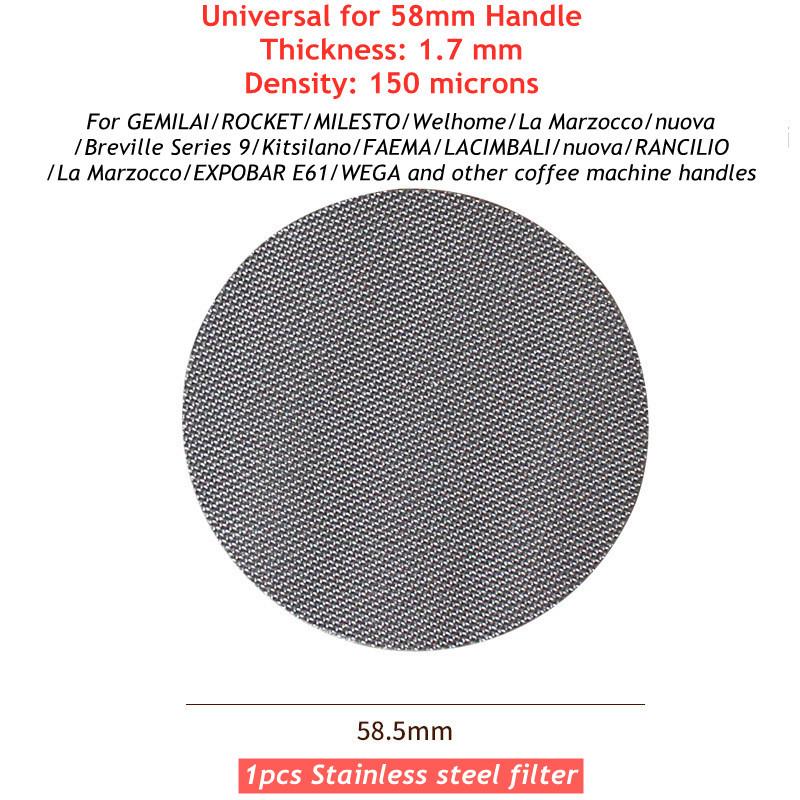 Ecran cafea 49mm 58mm 51mm 54mm 53mm Placă plasă filtru portafiltru Ecran filtru cafea Ecran puc espresso Cafetieră