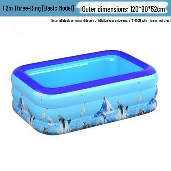 Foldable Inflatable Kid's Bath Pool for Home