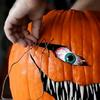 ABWR-Snedögd Pumpa Prydnader Harts Hantverk Dekorationer Bar Halloween Dekorationer För Vardagsrum, Sovrum, Kontor
