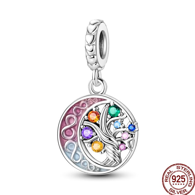 Copper Pink Puppy Flower Bird Pink Charm Beads Suitable For 3Mm Original Bracelet Diy Jewelry Gift