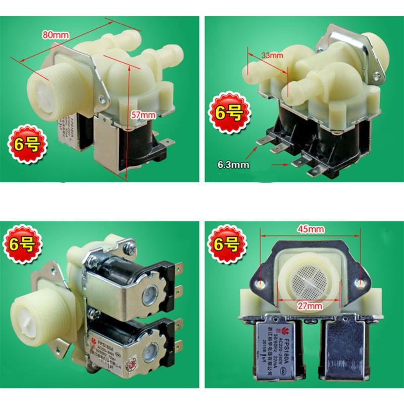Elettrovalvola Solenoide per Ingresso Acqua di Alimentazione Valvola Solenoide per Valvola Normalmente Chiusa Elettrovalvola Solenoide per Lavatrice Elettrica per Va
