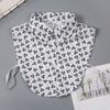 1pc Sexy Lace Fake Collar Shirt Shawl Flower Crochet Neckline Collars Women Detachable Collar Half Shirt Faux Collar Lace Fabric
