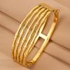 Fashionable Open Multi-layered Bamboo Girls’ High-end Wide Version Versatile Buckle Bracelet