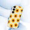 For Samsung Galaxy S25 Case Sunflowers Pattern Printing Straight Edge TPU Phone Back Cover