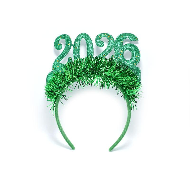 2026 Neujahr & Weihnachten Festival Stirnband Requisiten: Digitale Anzieh-Haarspangen & Spielzeug für Kinder