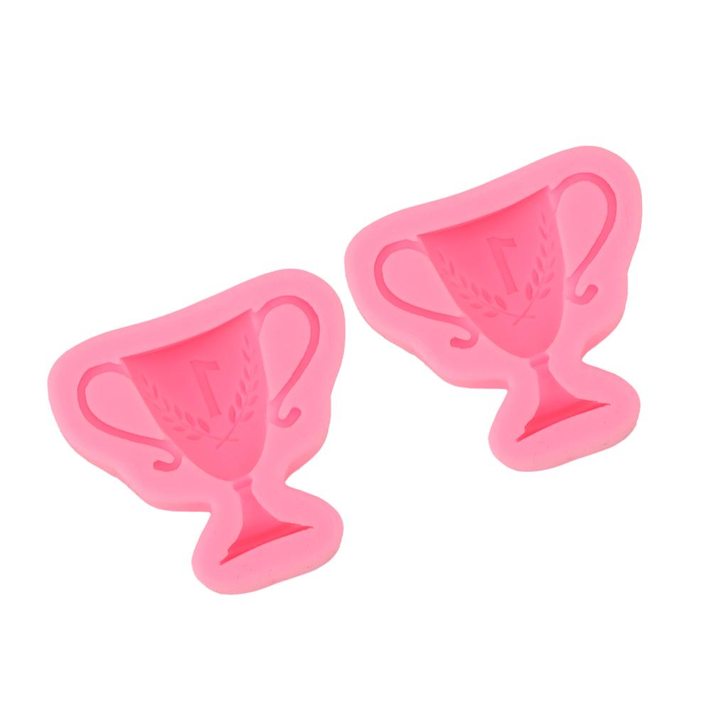 2 Stück Fondant Silikonform Lebensmittelecht Sicher Geruchlos Weich DIY Kuchen Dekorationsform für Bastelprojekte