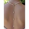 Backdrop Necklace Long Body Chain Pendant Backless Dress Decor for Women Girls