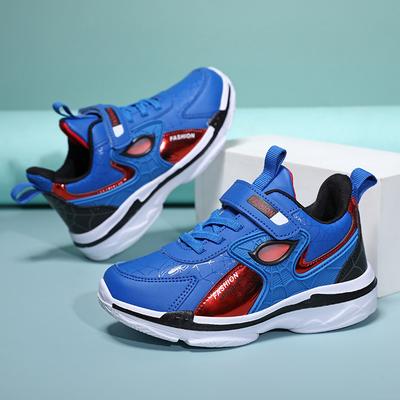 Leather Shoes for Children and Boys, Durable for Running In Spring and Autumn, and Lightweight Sports Shoes for Children and Primary School Students