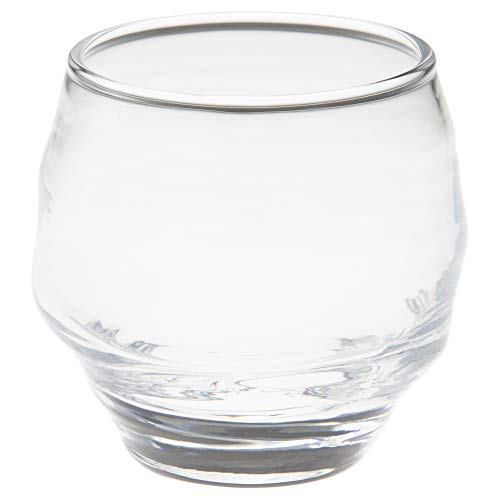 Toyo Sasaki Glass Sake Glasses, 100ml, Set of 6, Made in Japan, Dishwasher Safe, Suitable for Commercial Use, B-40103-JAN