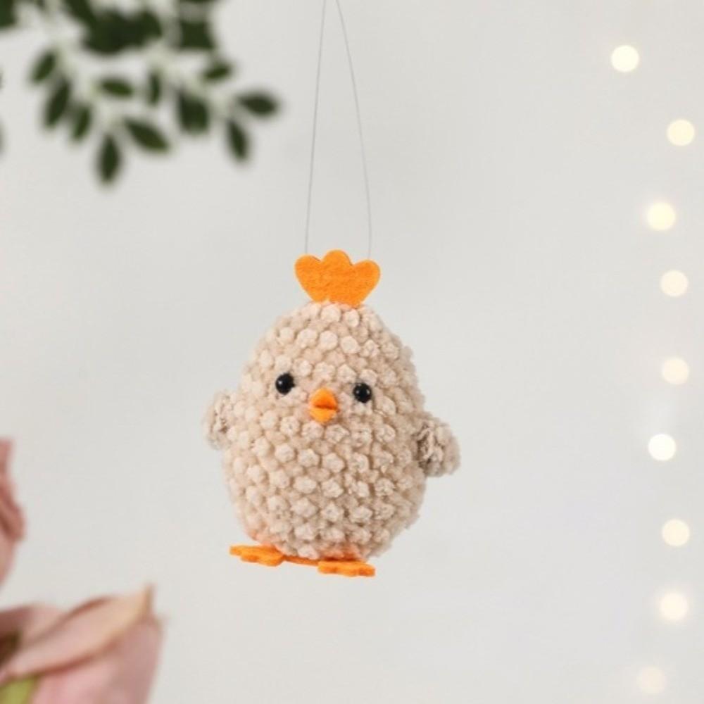 Colorful Easter Chick Decoration Cute Chick Figurine Animal Pendant  Birthday Gifts