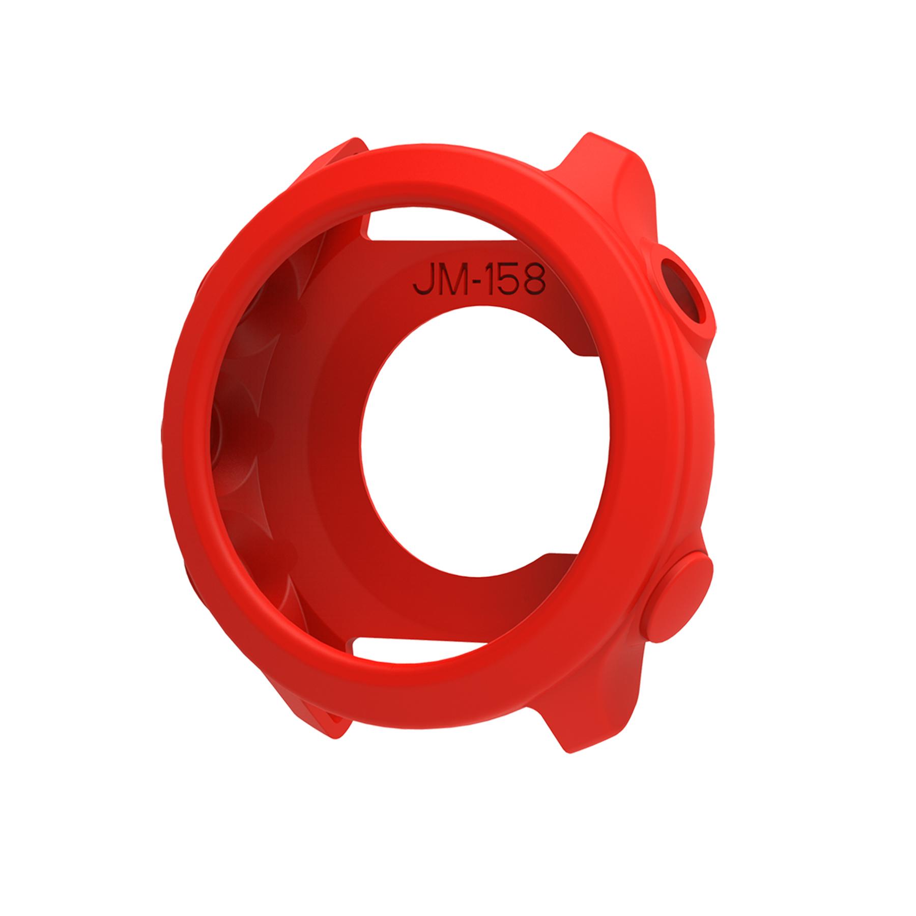 

Защитный чехол для часов TPU для Garmin Forerunner 158 SmartWatch, защитный чехол, мягкая оболочка, сменный противоударный прозрачный Protective Case красный