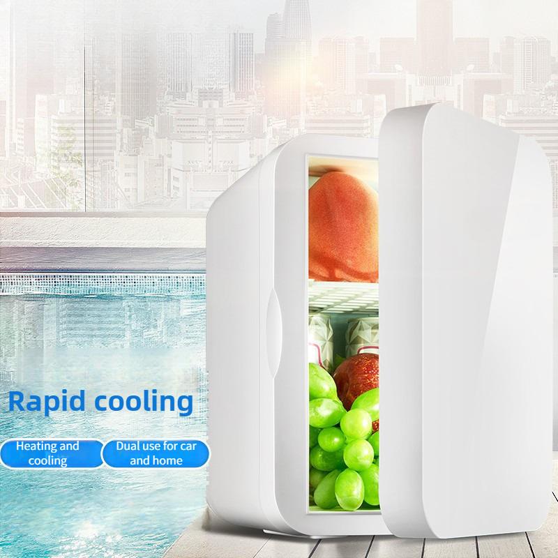 Car Mini Refrigerator Large Capacity Car Home Dual Use Portable Freezer Dormitory Single Person Refrigeration Fridge