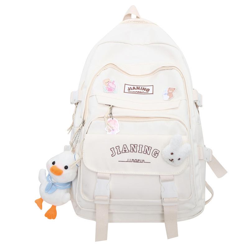 Schoolbag Backpack Lightweight Girls 1011 New High School School Bag Junior High School Students Ins High Quality College Women's and Men's Bag