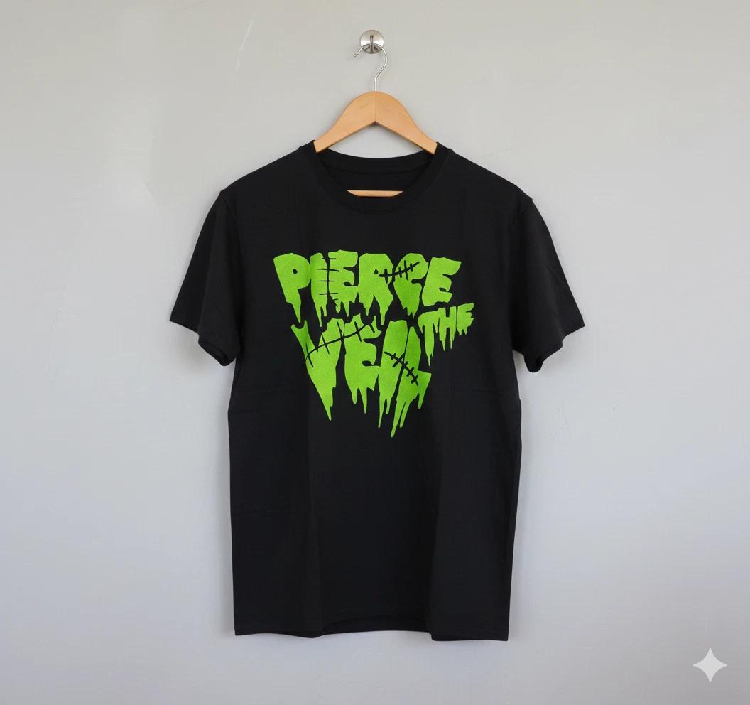 

Pierce The Veil Green Drip Logo T-Shirt Post Hardcore Band Tee - T303 3XL