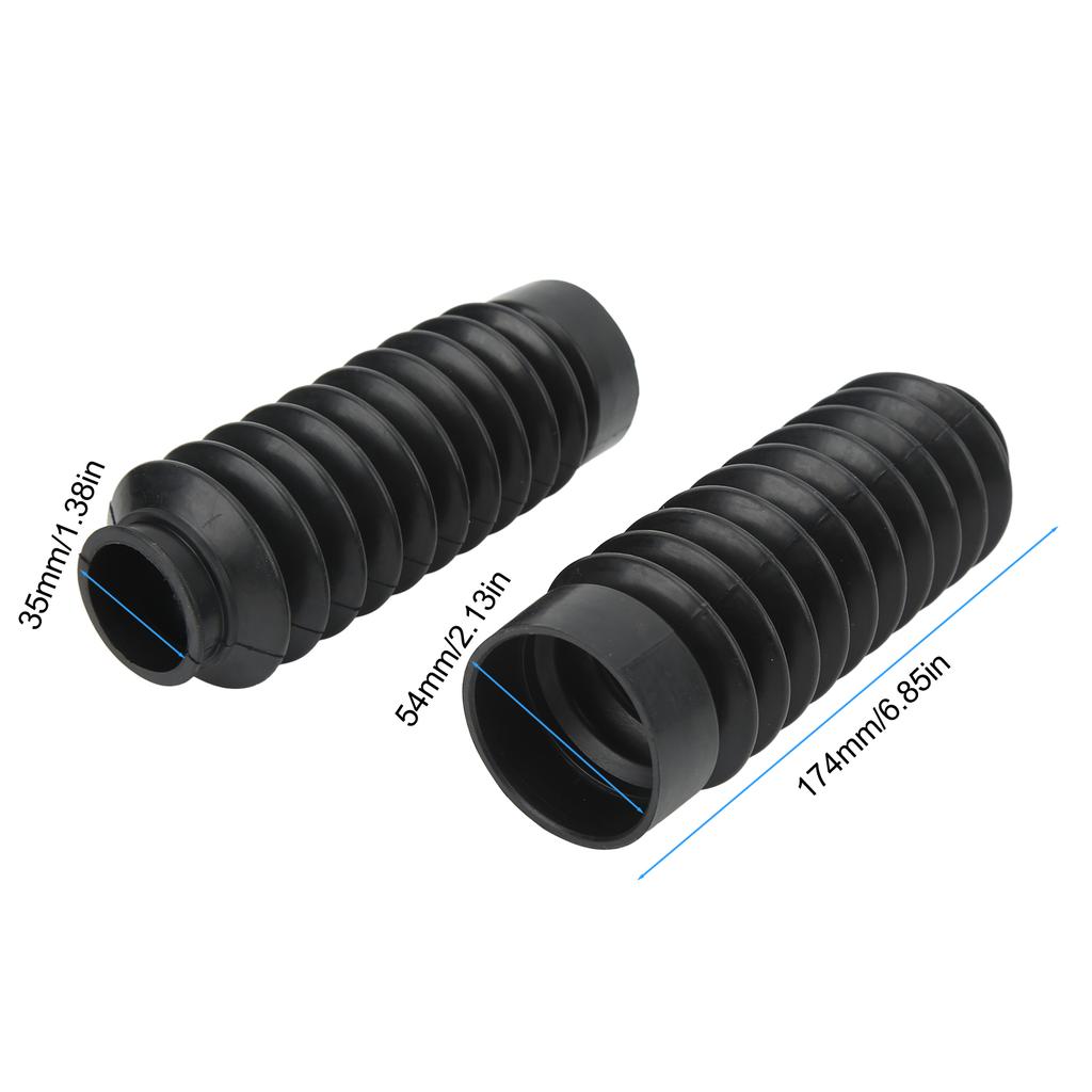 2 Pcs Fork Boot Motorcycle Shock Absorber Protector Covers Replacement for CL400 CB400 CB500 CB400ss