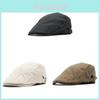 Cappello da Sole Vintage in Cotone e Lino per Uomo Donna Con Visiera Curva Regolabile per l'Estate