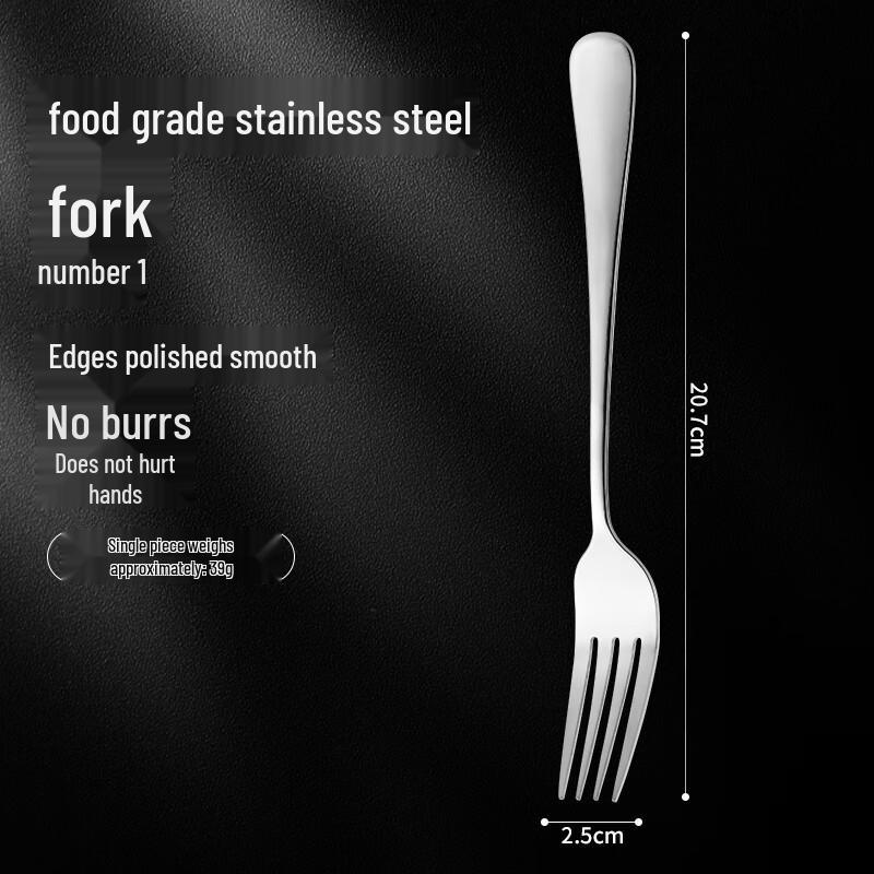 

Weijiexing 410 Stainless Steel Dinner Forks (10-piece Set)