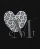MUCENT Sierra Leopard Heart Small Logo Short Sleeve T-Shirt (2 Colors)