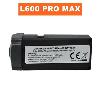 7.4v 4500mah LI-PO Battery L600 Pro Max Drone Batteries Spare Parts Propellers Accessories L600 PRO MAX Battery