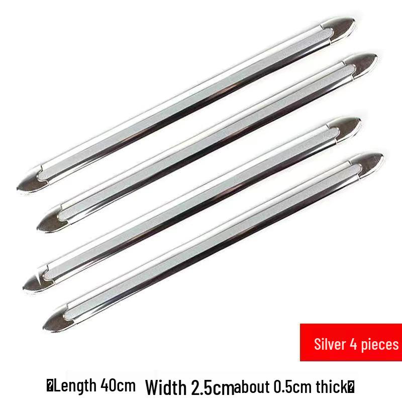 

Universal Car Bumper Anti-Collision & Anti-Scratch PVC Strip Double Point Matte Style