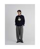 8SECONDS Duck Graphic Round Knit Navy