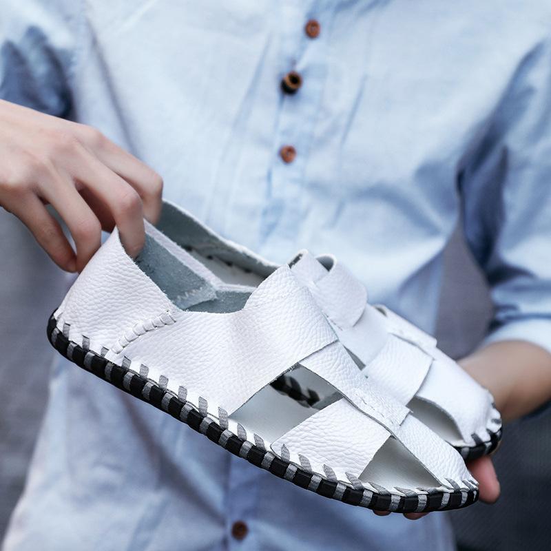 

Summer 2021 new cool slippers men s beach trend casual men s trend hole shoes breathable lazy shoes 44