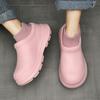 Fashion Winter Indoor New Home Waterproof Plush Warm Cotton Shoes Outdoor Platform Anti Slip Casual Cotton Shoes for Women Large Size