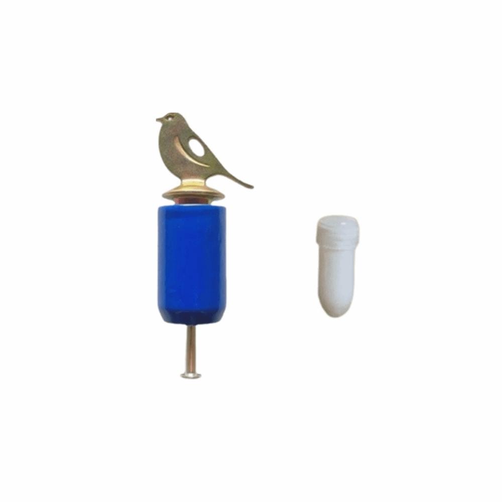 Wooden Bird Training Whistle Hand Twisted Sound Maker Creative Bird Caller Habitat синий