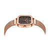 Jyullieoseu Ja-1405 Natural Mother-Of-Pearl Square Metal Watch