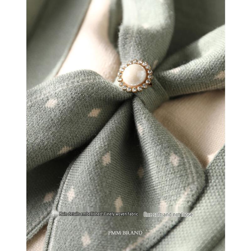 Women's Elegant Mock Layer Knit Sweater with Scarf Collar