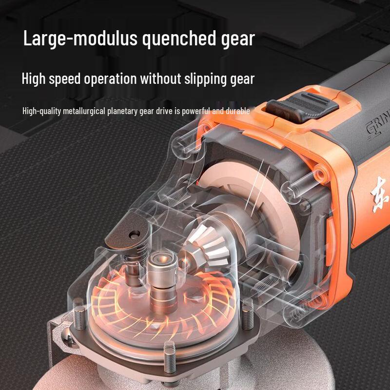 Dongcheng Cordless Brushless Angle Grinder CN plug (adapter included)