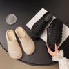 Summer Woman Slippers Platform House Shoes  Comfortable Outdoor Casual Slippers Hollow Out Height Increasing Female Shoes