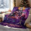 Final Fantasy Pattern Blanket for Home Decoration, Bed, Sofa, Car Travel, Camping, Suitable for All Seasons, Birthday Christmas Gift