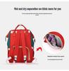 Upgraded Large Capacity Waterproof Mummy Bag - Lightweight Double Shoulder Mother & Baby Color Block Bag
