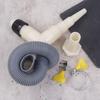 General Washing Machine Dryer Drain Hose Extension Kit Flexible Waterproof Design Multi Brand Compatibility