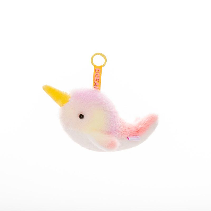 Cute Cartoon Ocean Series Small Pendant Plush Toy Little Whale Doll School Bag Pendant Doll Children's Gift 13CM