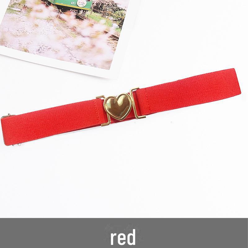 Unisex Adjustable Elastic Braided Canvas Belt with Alloy Buckle
