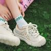 Kappa Tissu Cuir Synthétique Confortable Simple Polyvalent Résistant à l'Usure Basse Casual Chaussures Baskets Femme Beige K0E45CC00F-133