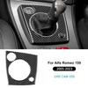Per Alfa Romeo 159 2005-     Adesivo Reale in Fibra di Carbonio Morbida Pannello Cornice Cambio Marcia Auto LHD Manuale/Automatico