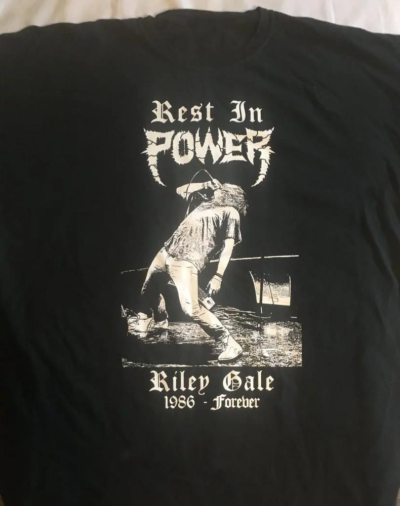Power Trip Riley Gale Live Black T-Shirt Cotton Unisex S-5XL Unisex T-Shirt S