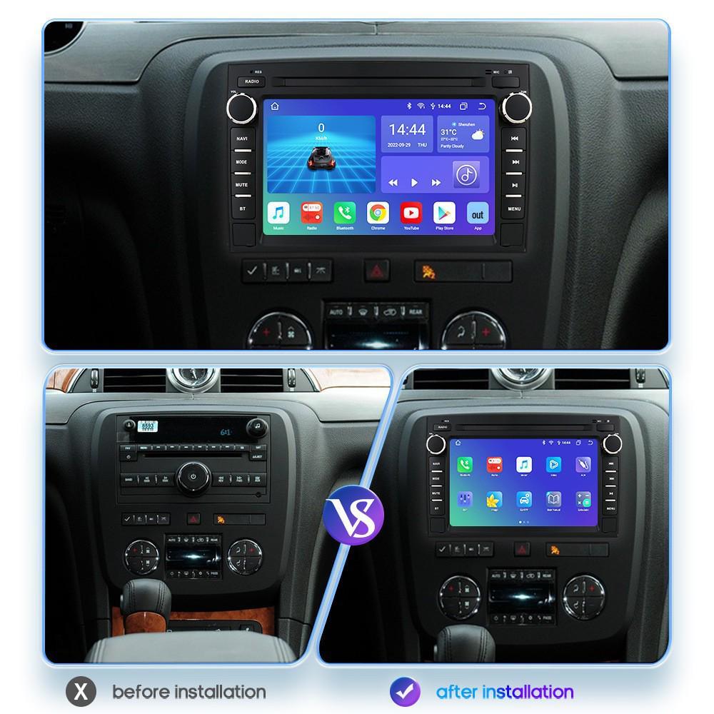 7-Inch Android GPS Car Navigation Player with CarPlay for Enclave, Hummer, GMC.