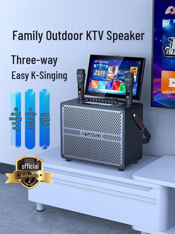 SANSUI Q53 Home KTV Audio System CN Plug (adapter Included)