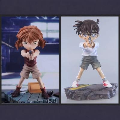 Amine Detective Conan with Gun Anita Hailey Vi Graythorn Sherry Haibara Ai Action Figure Toys 18cm